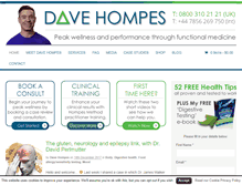 Tablet Screenshot of davehompes.com